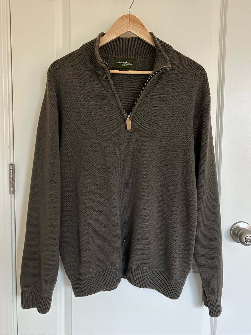 Eddie Bauer 100% Cotton Quarter Zip